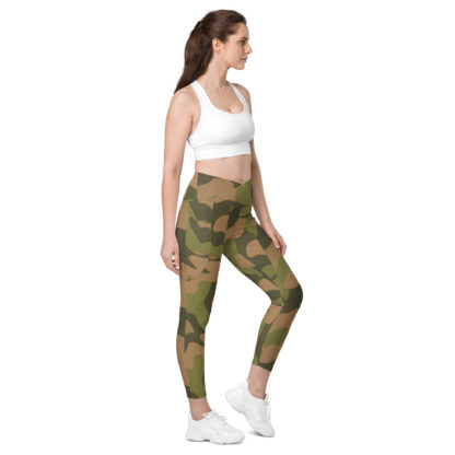 Crossover leggings with pockets camo - Image 2