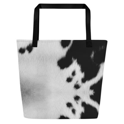 All-Over Print Large Tote cow print Bag