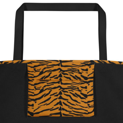 All-Over Print Large Tote Bag tiger print - Image 3