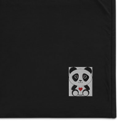 Premium sherpa panda  blanket