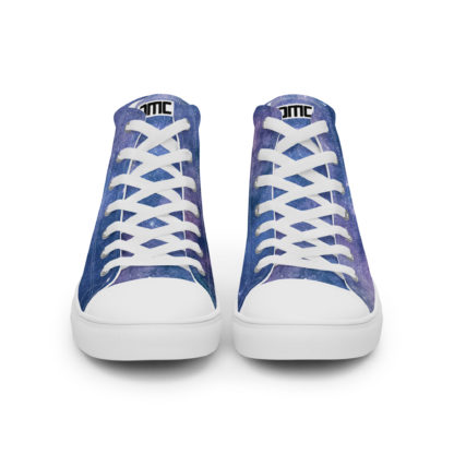 Men’s high top canvas galaxy shoes