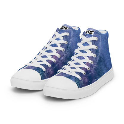 Men’s high top canvas galaxy shoes - Image 15