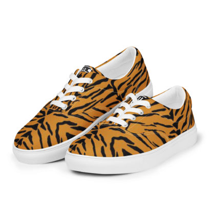 Men’s lace-up canvas tiger shoes - Image 3