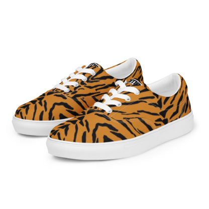 Men’s lace-up canvas tiger shoes - Image 2