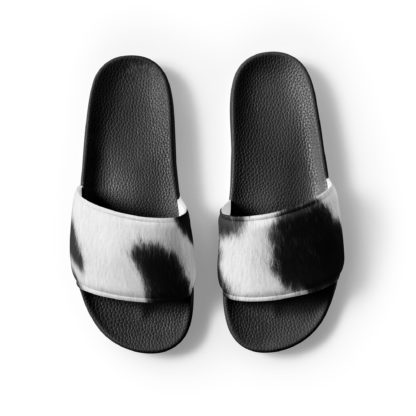 Men’s cow print slides - Image 2