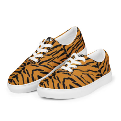 Women’s lace-up canvas tiger shoes - Image 4