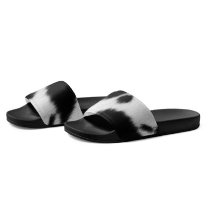 Women's cow print slides - Image 3