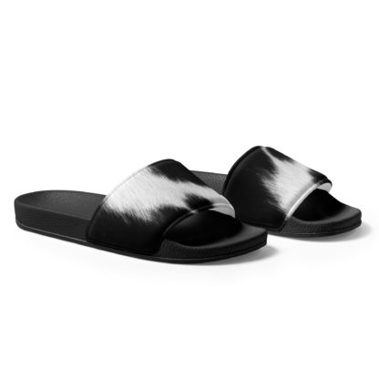 Women's cow print slides - Image 4