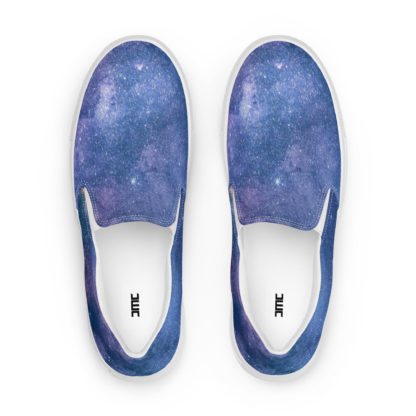 Women’s slip-on canvas galaxy shoes