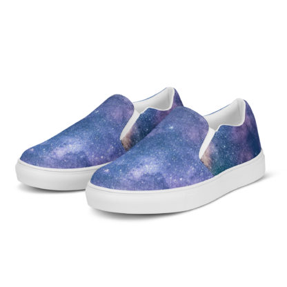 Women’s slip-on canvas galaxy shoes - Image 2