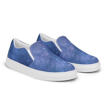 Women’s slip-on canvas galaxy shoes - Image 4