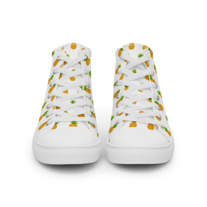 Men’s high top canvas shoes pineapple - Image 6