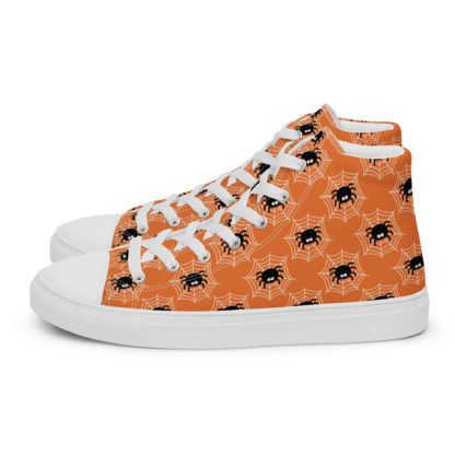 Men’s high top canvas shoes spider - Image 2