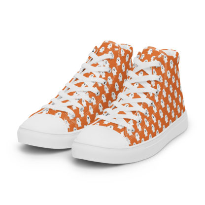 Men’s high top canvas shoes ghost - Image 7