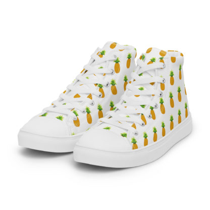 Men’s high top canvas shoes pineapple - Image 7