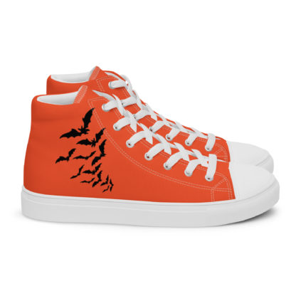 Men’s high top canvas shoes bats - Image 4