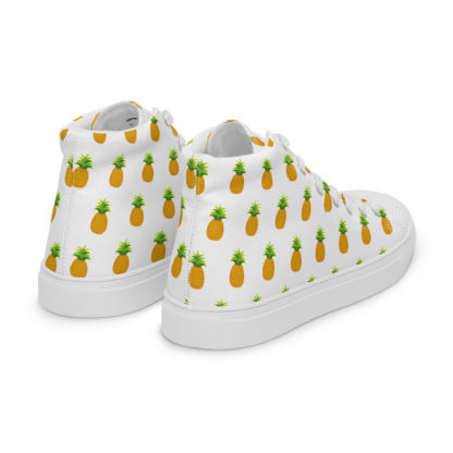 Men’s high top canvas shoes pineapple - Image 5