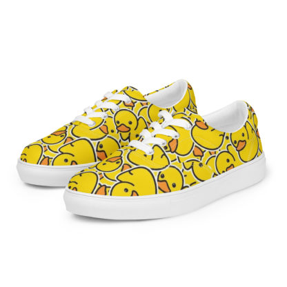 Men’s lace-up canvas shoes ducks - Image 2