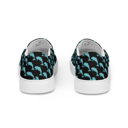 Men’s slip-on canvas shoes dolphins - Image 4