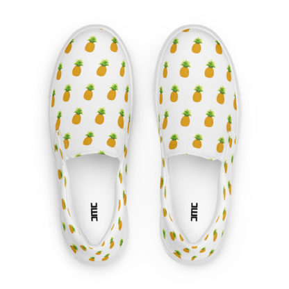 Men’s slip-on canvas shoes pineapple - Image 2