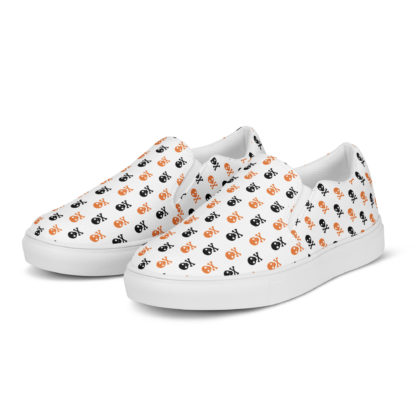 Men’s slip-on canvas shoes skulls - Image 2