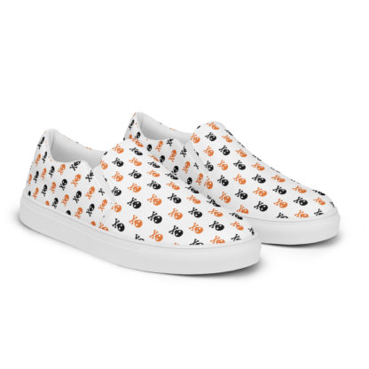 Men’s slip-on canvas shoes skulls - Image 4