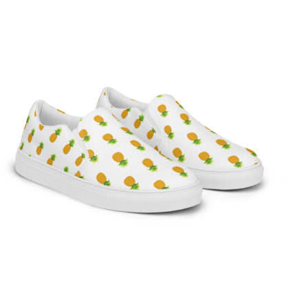 Men’s slip-on canvas shoes pineapple