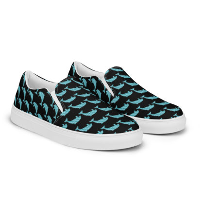 Men’s slip-on canvas shoes dolphins