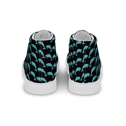 Women’s high top canvas shoes dolphins - Image 8