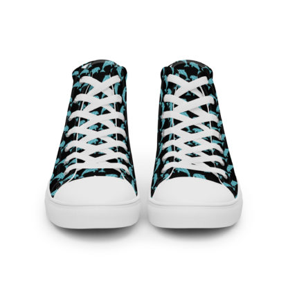 Women’s high top canvas shoes dolphins - Image 6