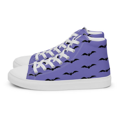 Women’s high top canvas shoes bat - Image 2