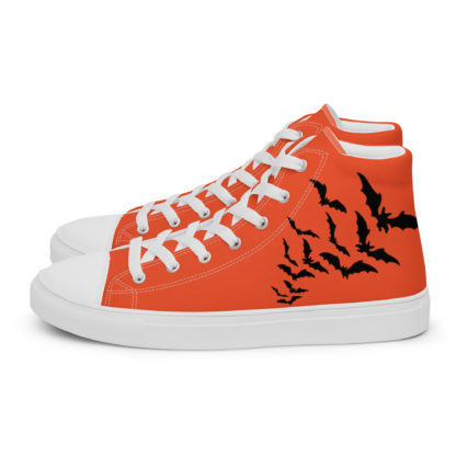 Women’s high top canvas shoes bats - Image 2