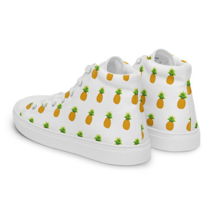 Women’s high top canvas shoes pineapple - Image 3