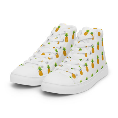 Women’s high top canvas shoes pineapple - Image 7