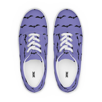 Women’s lace-up canvas shoes bat - Image 6