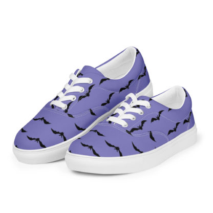 Women’s lace-up canvas shoes bat - Image 4