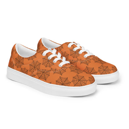 Women’s lace-up canvas shoes webs