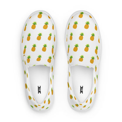 Women’s slip-on canvas shoes pineapple - Image 2