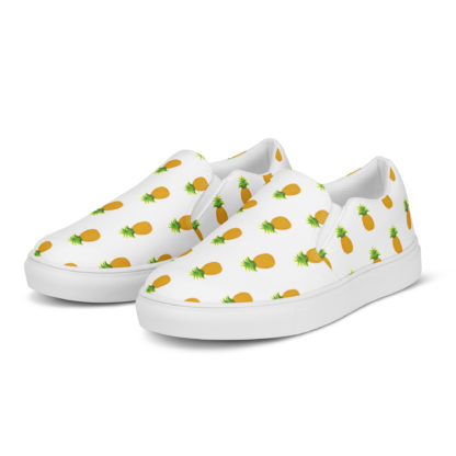 Women’s slip-on canvas shoes pineapple - Image 3