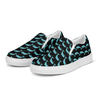 Women’s slip-on canvas shoes dolphins - Image 3