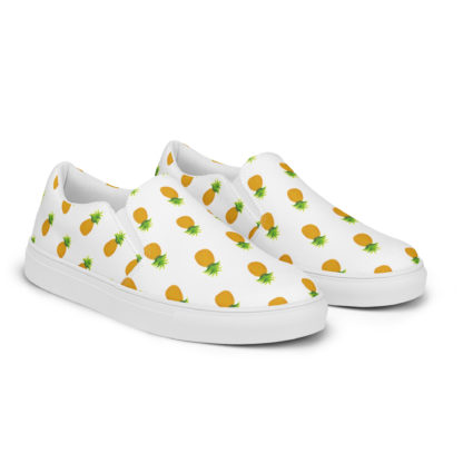 Women’s slip-on canvas shoes pineapple