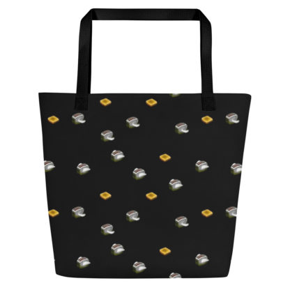 All-Over Print Large Tote Bag flying toasters