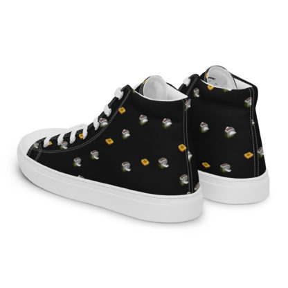 Men’s high top canvas shoes flying toasters - Image 3