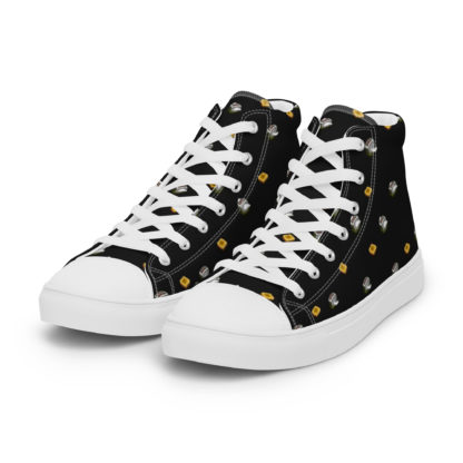 Men’s high top canvas shoes flying toasters - Image 7