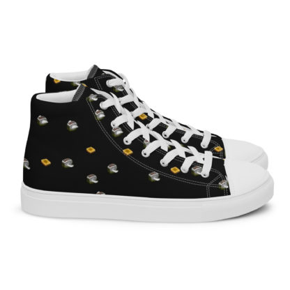 Men’s high top canvas shoes flying toasters - Image 4