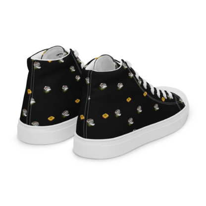 Men’s high top canvas shoes flying toasters - Image 5