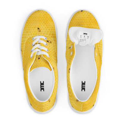 Men’s lace-up canvas shoes honey bee - Image 5