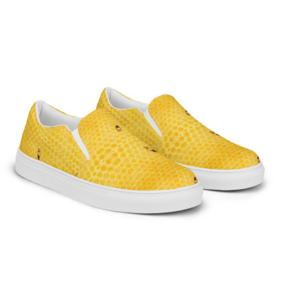 Men’s slip-on canvas shoes honey bee