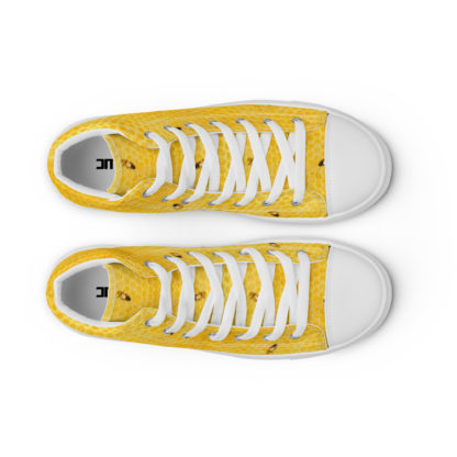 Women’s high top canvas shoes honey bee - Image 9