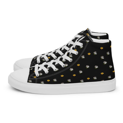 Women’s high top canvas shoes flying toasters - Image 2